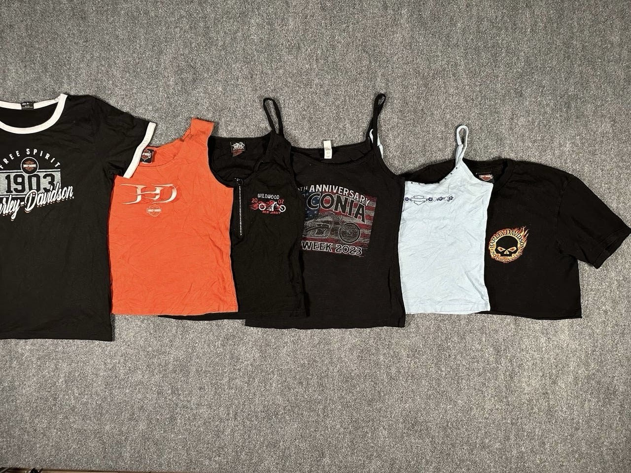 Vintage Harley Davidson Women’s T-Shirts Lot of 20