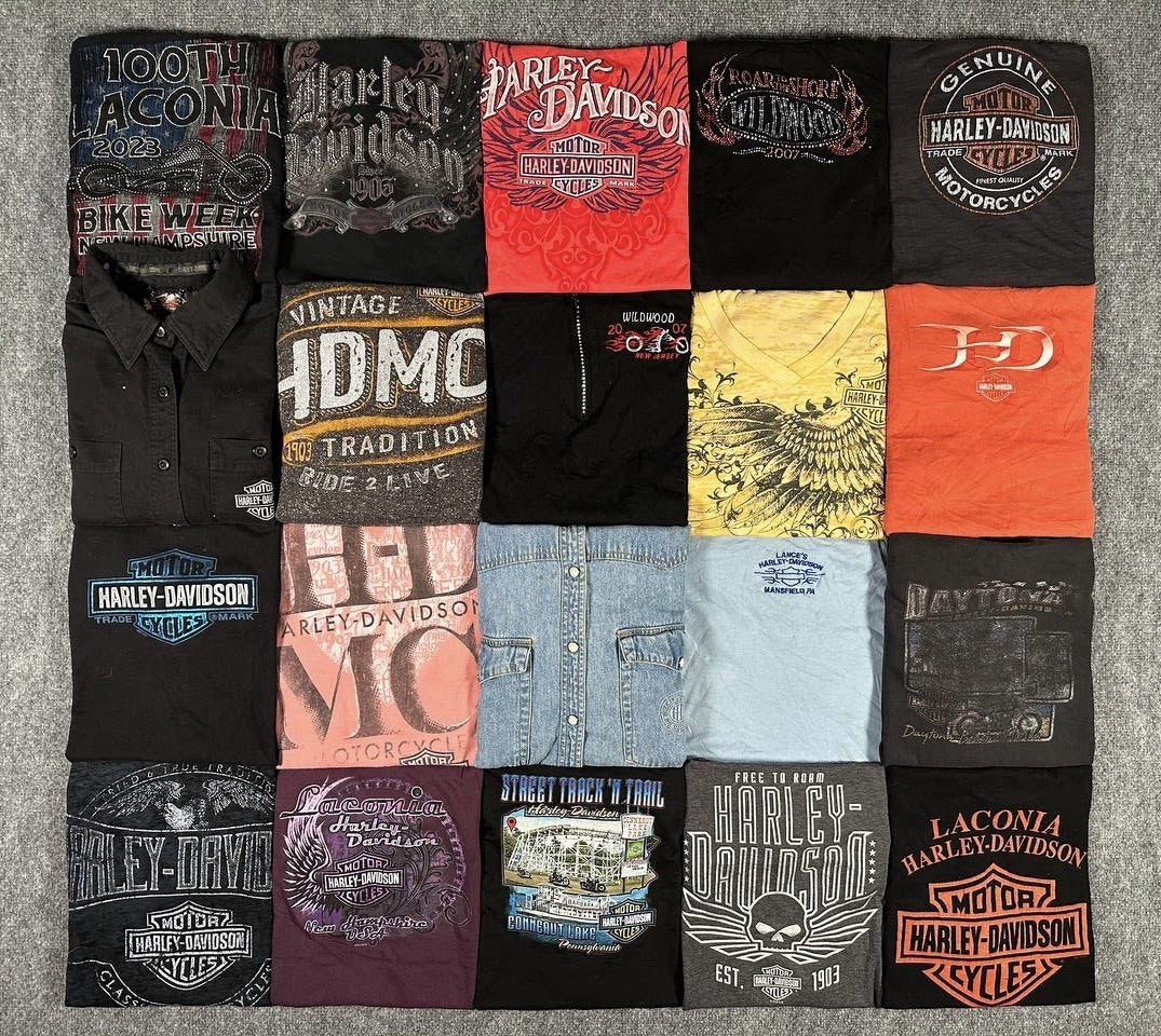 Vintage 90s-00s Harley Davidson Women’s T-Shirts Lot of 20 Mixed Sizes Rare
