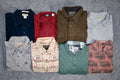 Vintage Wool Flannel Shirts Lot of 8 Mixed Sizes Plaid Woolrich LL Bean