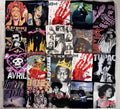 Hip Hop & Pop Band T-Shirts Lot 20 Mix Sizes Tee Bundle T Shirt Travis Scott Rap