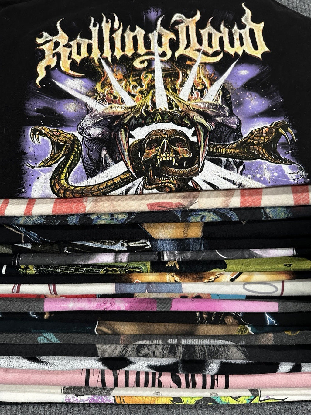Hip Hop Rap & Pop Band T-Shirts Lot 20 Mix Sizes Tee Bundle T Shirt Taylor Swift