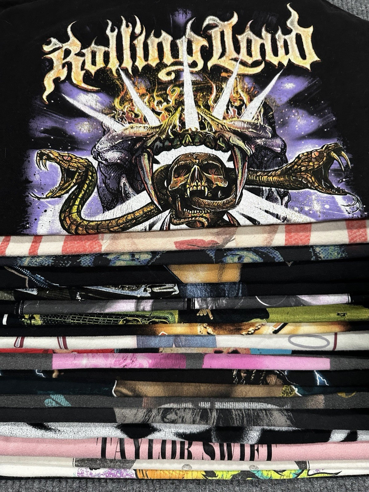 Hip Hop Rap & Pop Band T-Shirts Lot 20 Mix Sizes Tee Bundle T Shirt Taylor Swift