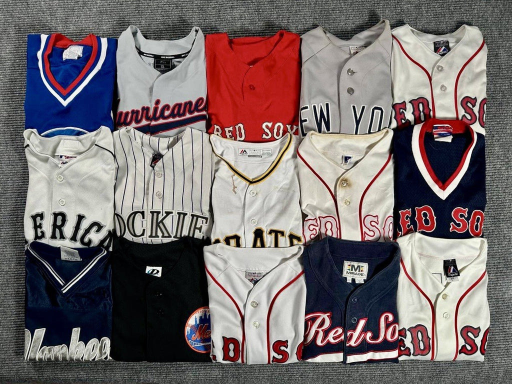 MLB Jersey Lot of 15 Majestic Nike Vintage Mix Sizes Baseball Wholesale Reseller