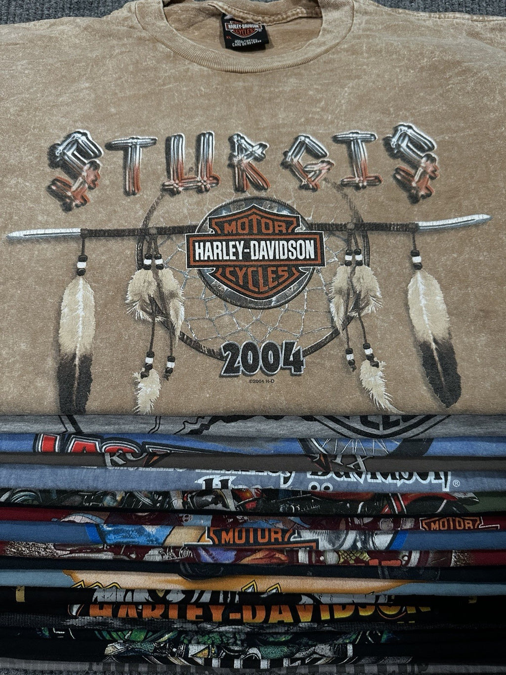 Vintage 90s Y2K Harley-Davidson T-Shirt Lot of 20 | USA Made & Licensed Tags