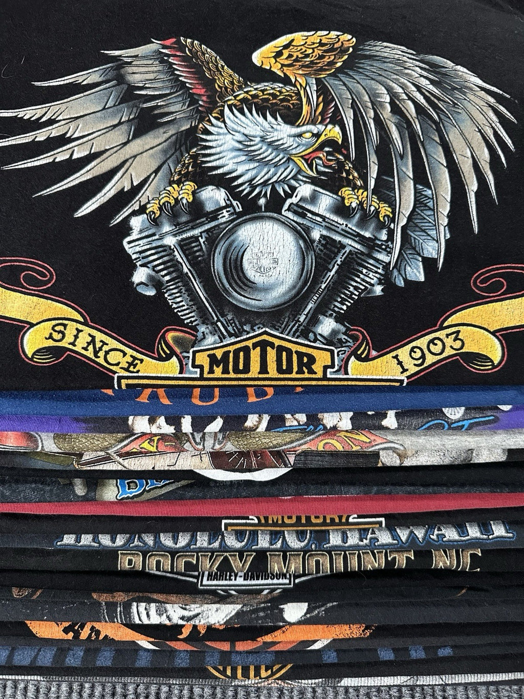Vintage 90s 00s Harley Davidson Sleeveless Or Distressed T-Shirt Lot of 20 USA