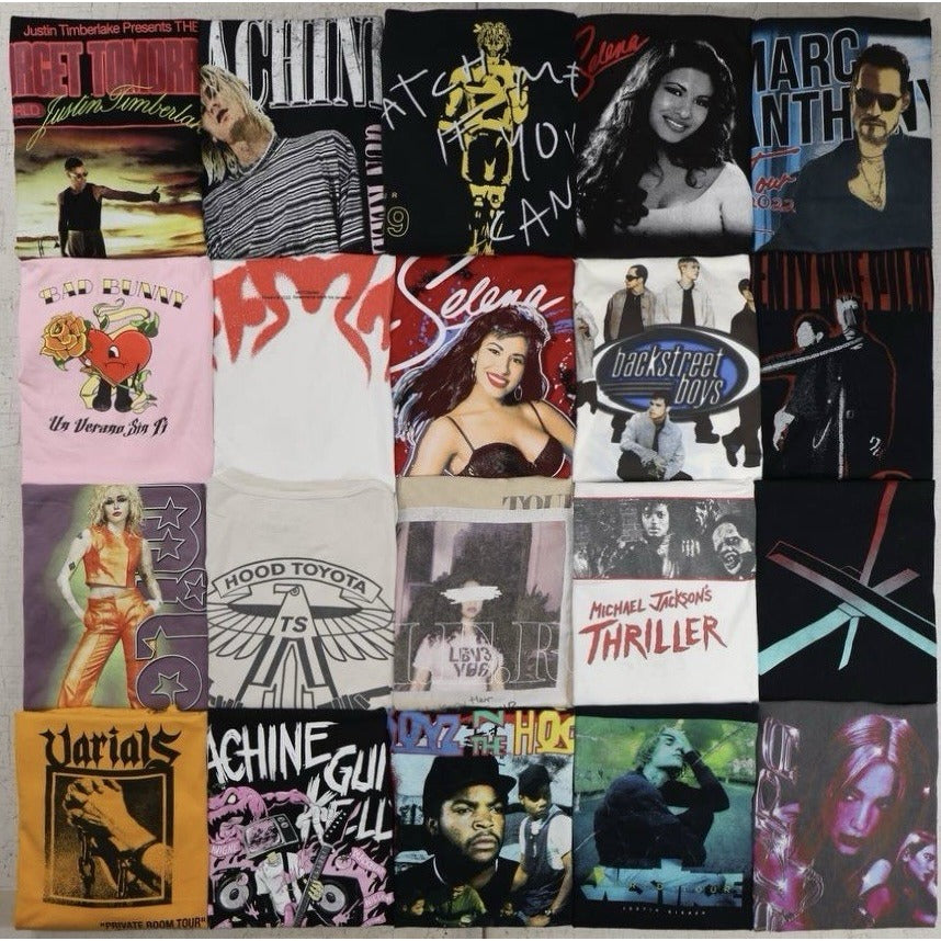 Hip Hop & Pop Band T-Shirts Lot of 20