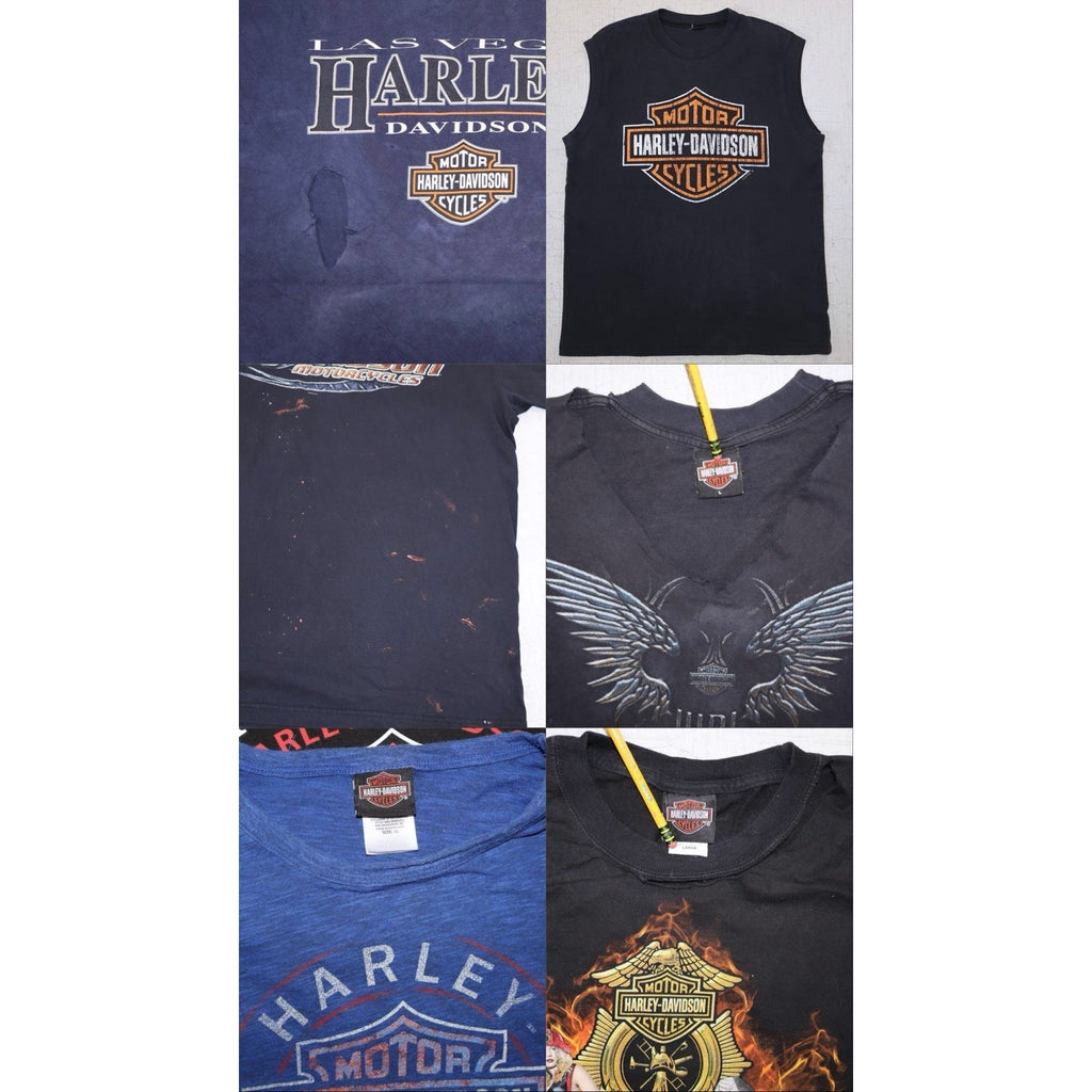Harley Davidson Distressed & big sizes tees