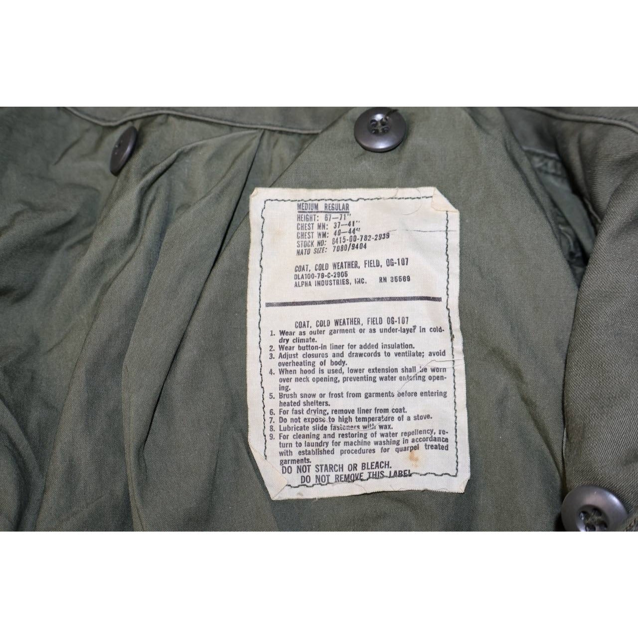 Vintage Hunting & Army Jacket Lot