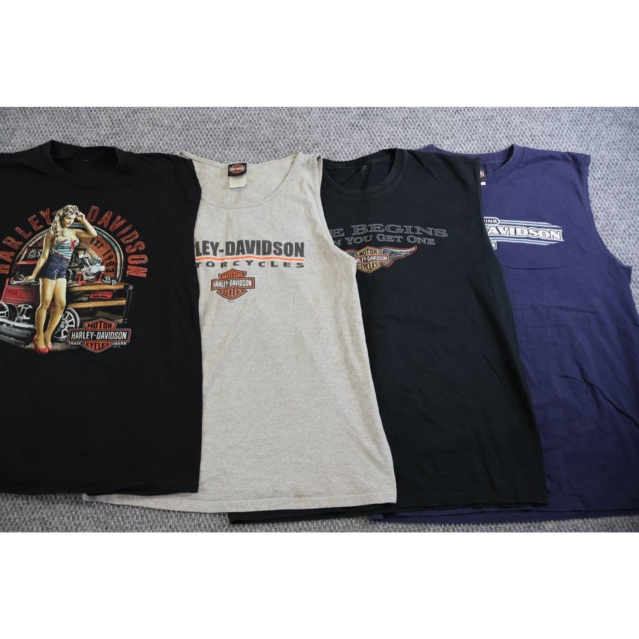 Harley Davidson Distressed or big sizes