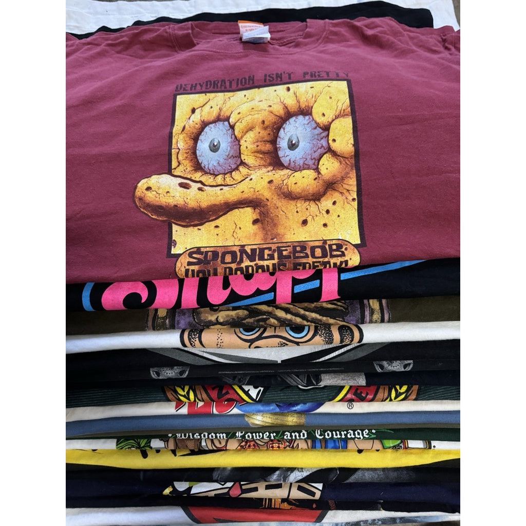 Vintage Y2K & 90s TV Promo Graphic T-Shirt Lot of 20