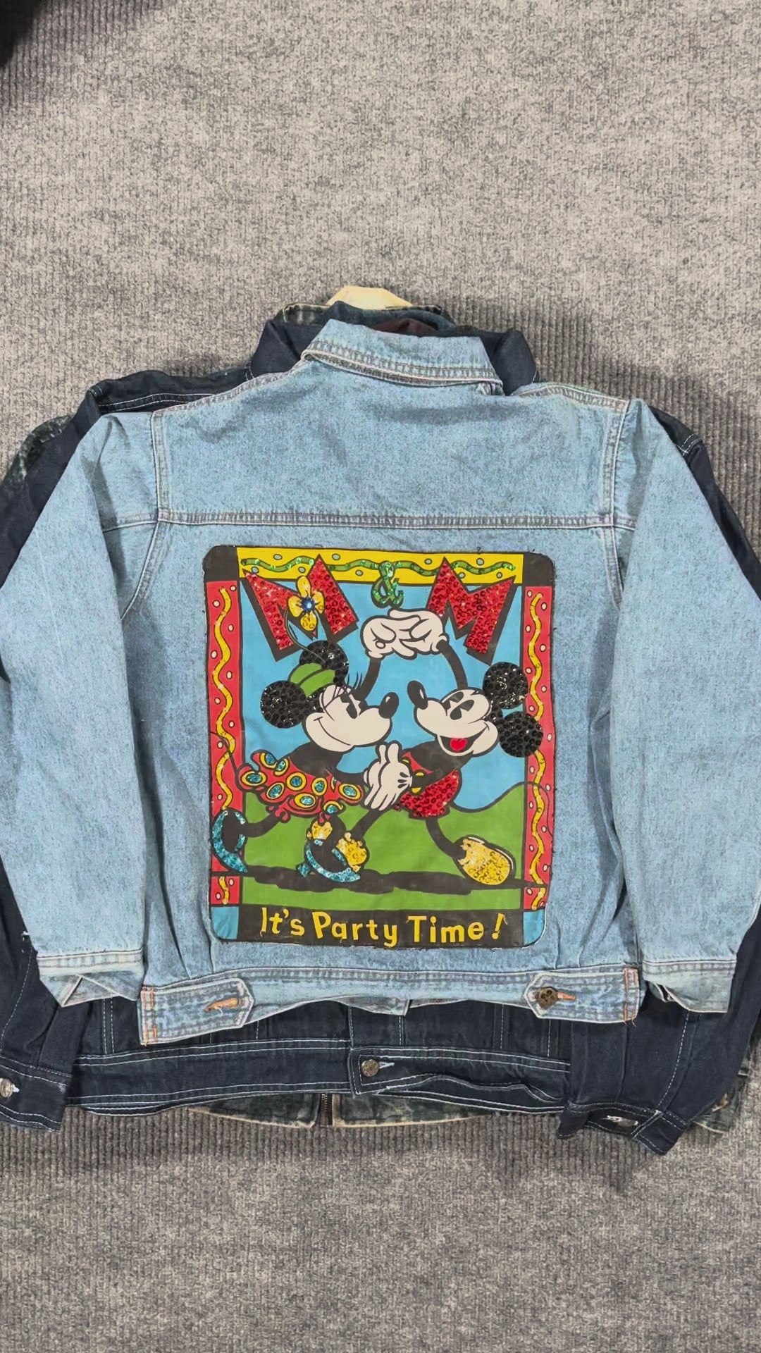 Vintage Denim Jackets 9 pcs Lot
