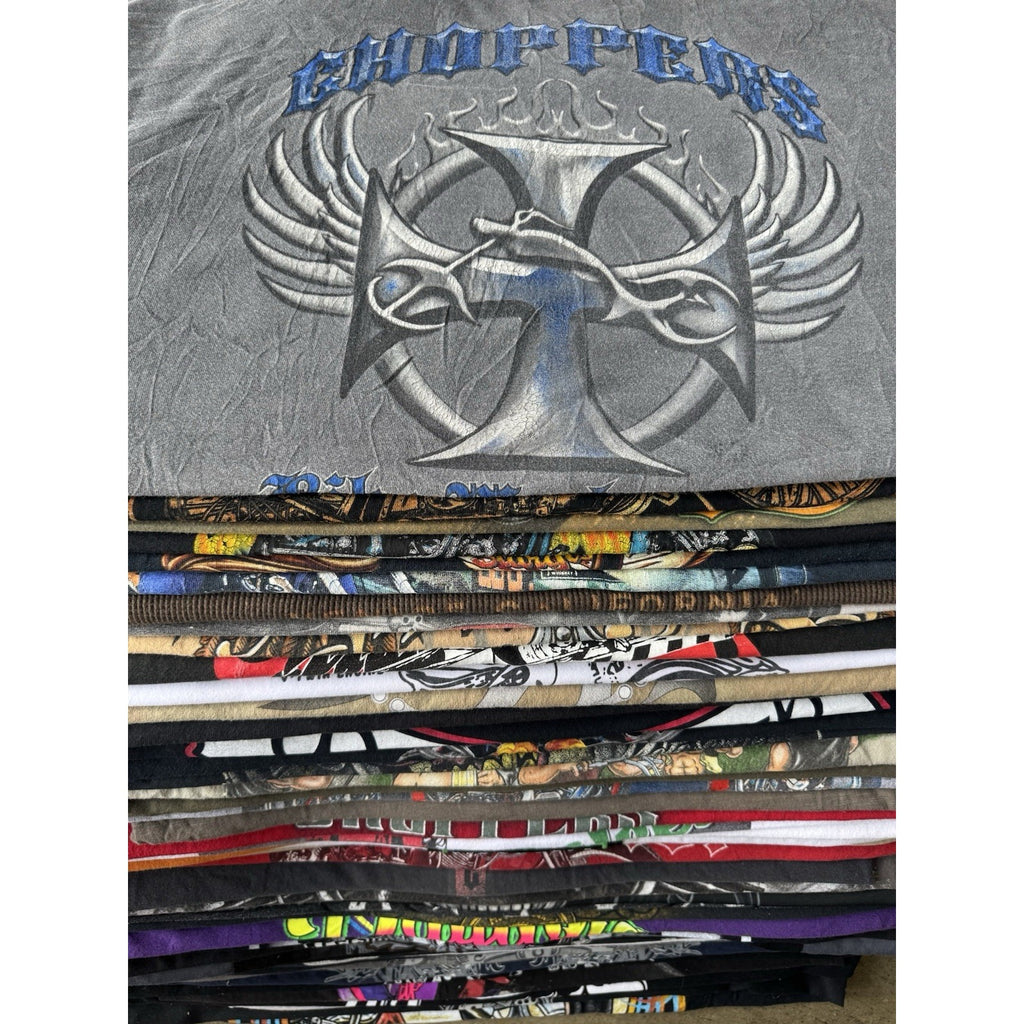 Vintage Biker Tees Lot of 50
